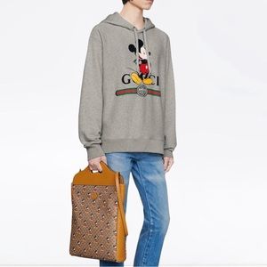 Authentic Gucci X Disney Mickey Logo Hoodie Size L/Large Oversized Unisex